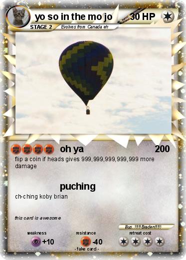 Pokemon yo so in the mo jo