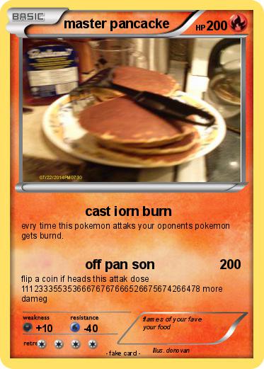 Pokemon master pancacke
