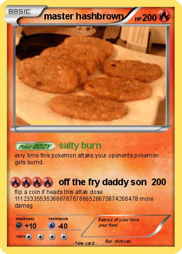 Pokemon master hashbrown