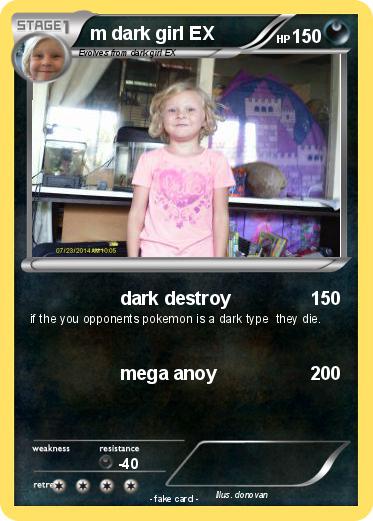 Pokemon m dark girl EX