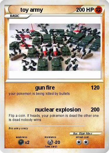 Pokemon toy army