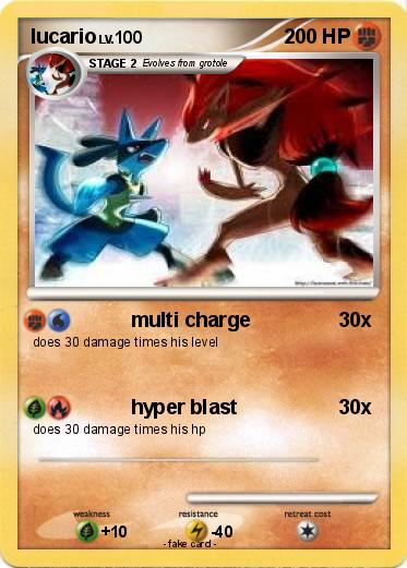 Pokemon lucario