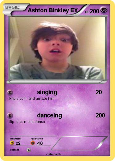 Pokemon Ashton Binkley EX