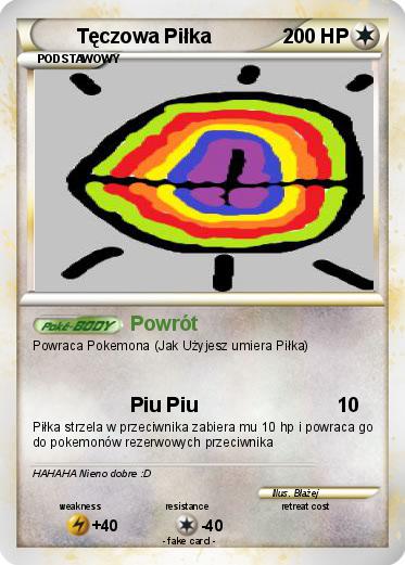 Pokemon Tęczowa Piłka