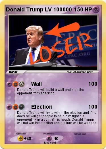 Pokemon Donald Trump LV 100000