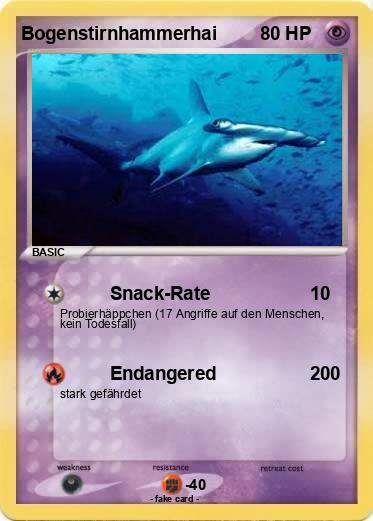 Pokemon Bogenstirnhammerhai