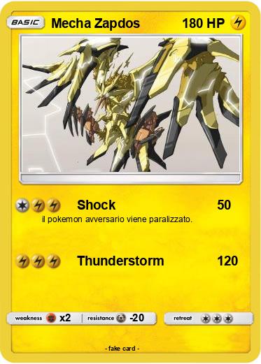 Pokemon Mecha Zapdos