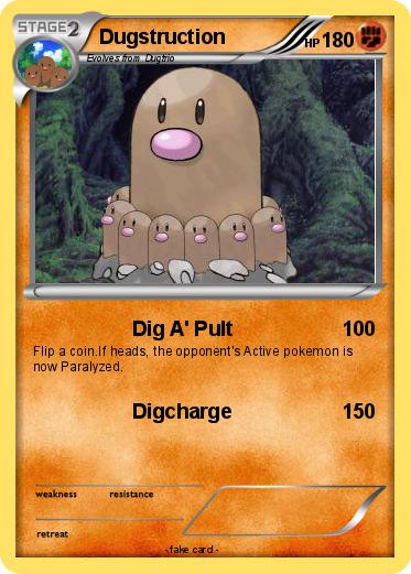 Pokemon Dugstruction