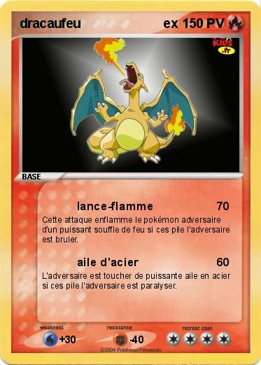 Pokemon dracaufeu                       ex
