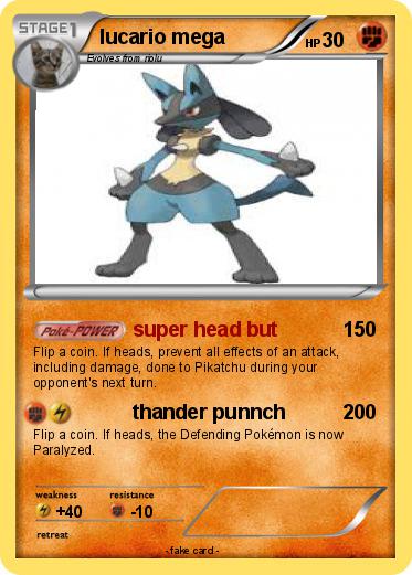 Pokemon lucario mega