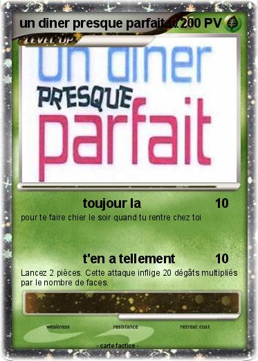 Pokemon un diner presque parfait