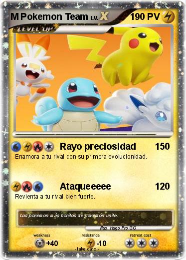 Pokemon M Pokemon Team