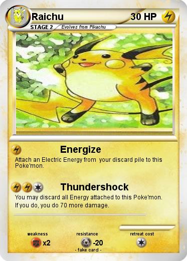 Pokemon Raichu