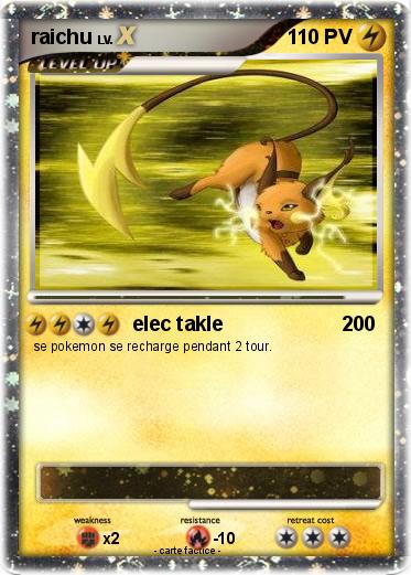 Pokemon raichu