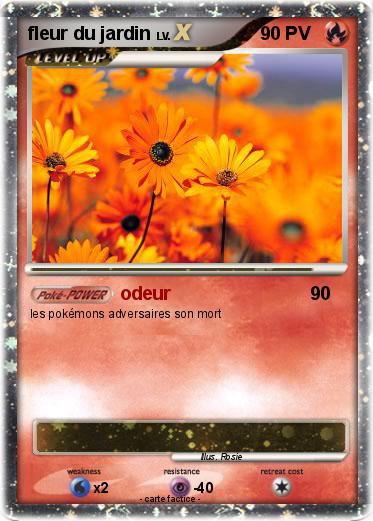 Pokemon fleur du jardin