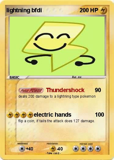 Pokemon lightning bfdi