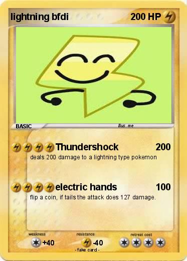 Pokemon lightning bfdi