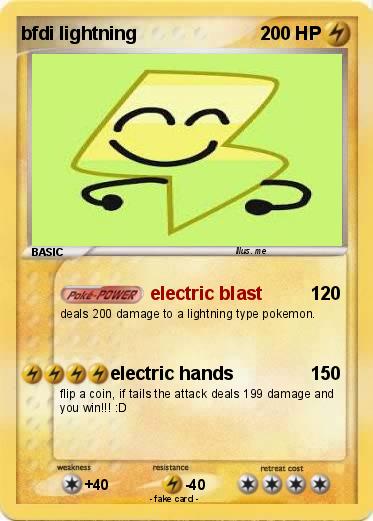 Pokemon bfdi lightning