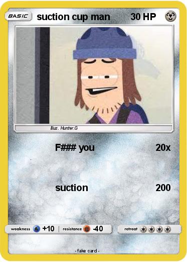 Pokemon suction cup man