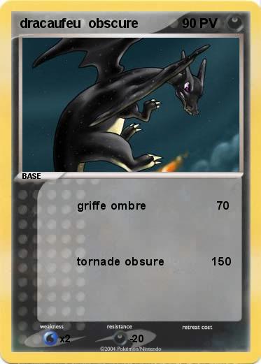 Pokemon dracaufeu  obscure
