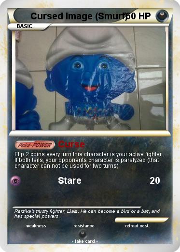 Pokemon Cursed Image (Smurf)