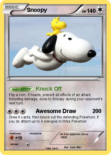 Pokemon Snoopy
