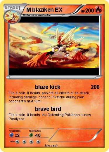 Pokemon M blaziken EX