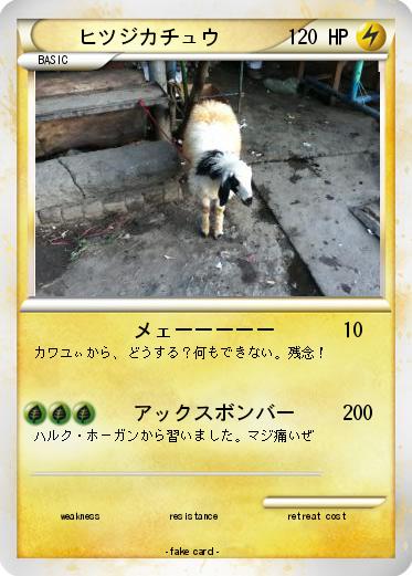 Pokemon ヒツジカチュウ