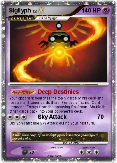Pokemon Sigilyph