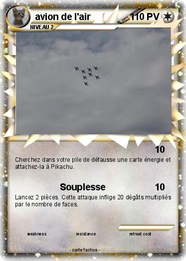 Pokemon avion de l'air