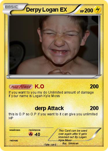 Pokemon Derpy Logan EX