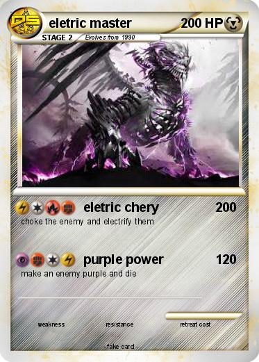 Pokemon eletric master