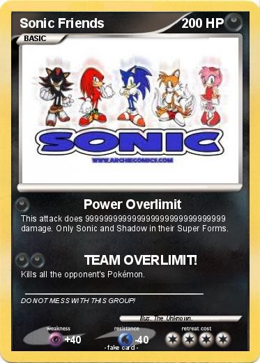 Pokemon Sonic Friends