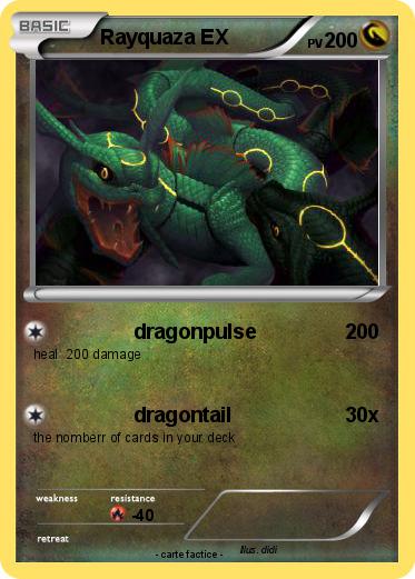 Pokemon Rayquaza EX