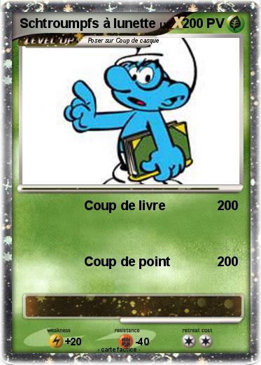 Pokemon Schtroumpfs à lunette