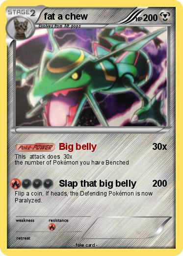 Pokemon fat a chew