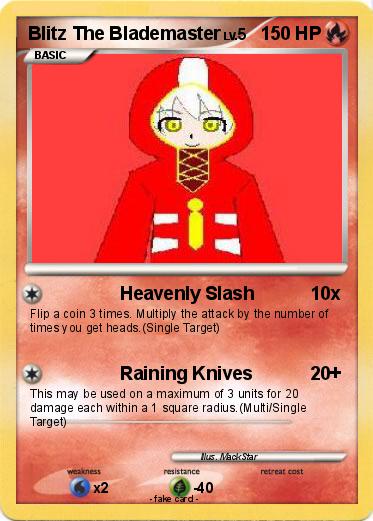 Pokemon Blitz The Blademaster