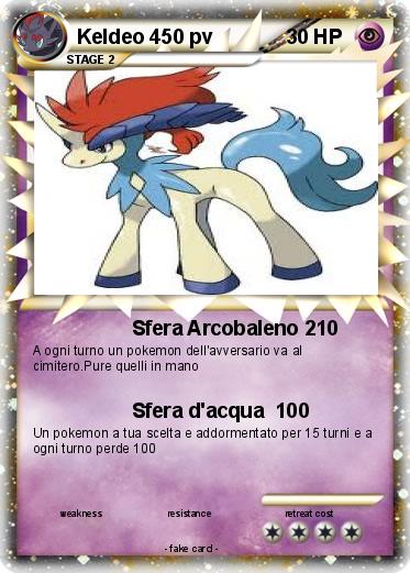 Pokemon Keldeo 450 pv