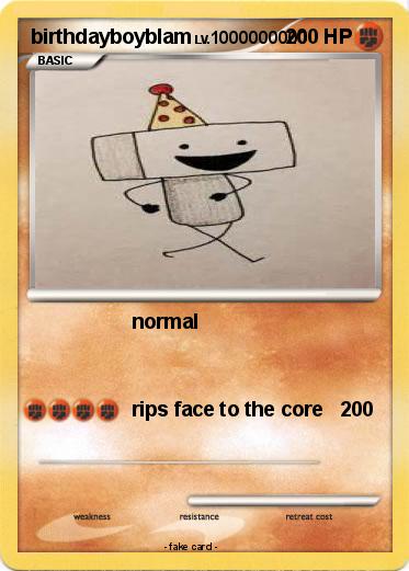 Pokemon birthdayboyblam