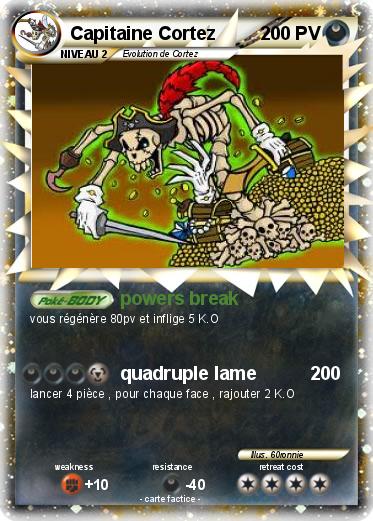 Pokemon Capitaine Cortez
