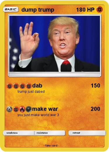 Pokemon dump trump