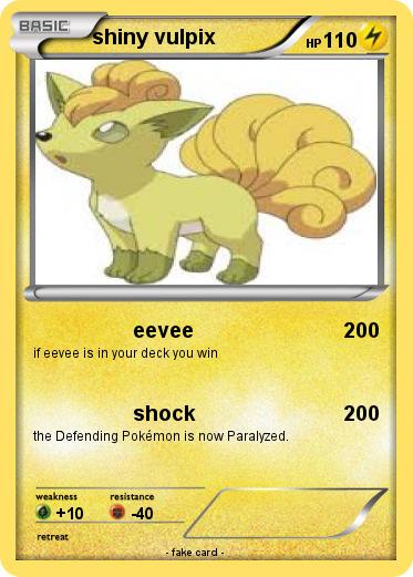 Pokemon shiny vulpix