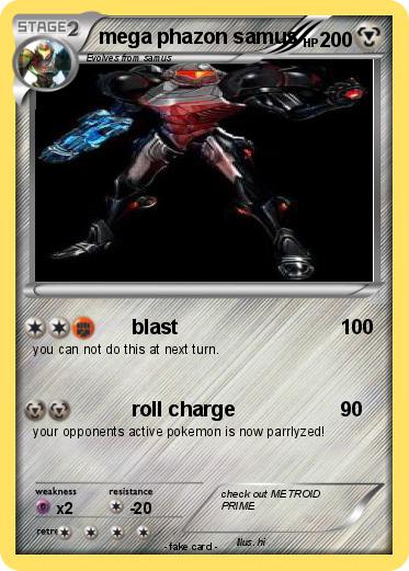 Pokemon mega phazon samus