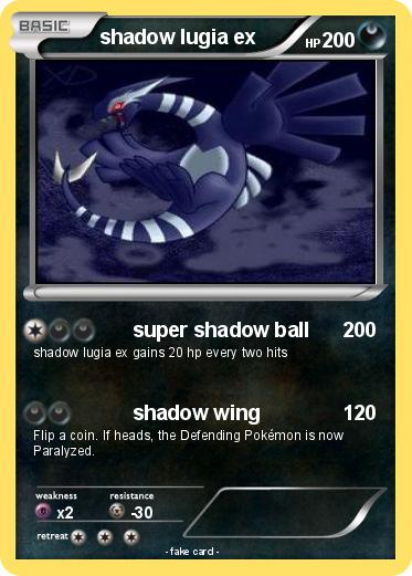 Pokemon shadow lugia ex