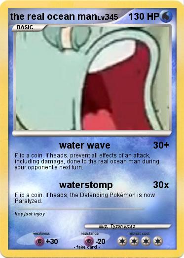 Pokemon the real ocean man