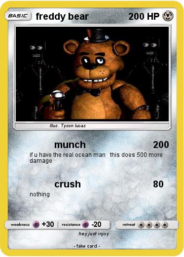 Pokemon freddy bear
