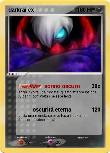 Pokemon darkrai ex