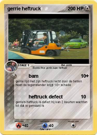 Pokemon gerrie heftruck