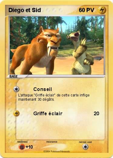 Pokemon Diego et Sid