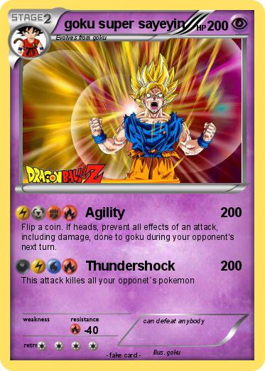 Pokemon goku super sayeyin